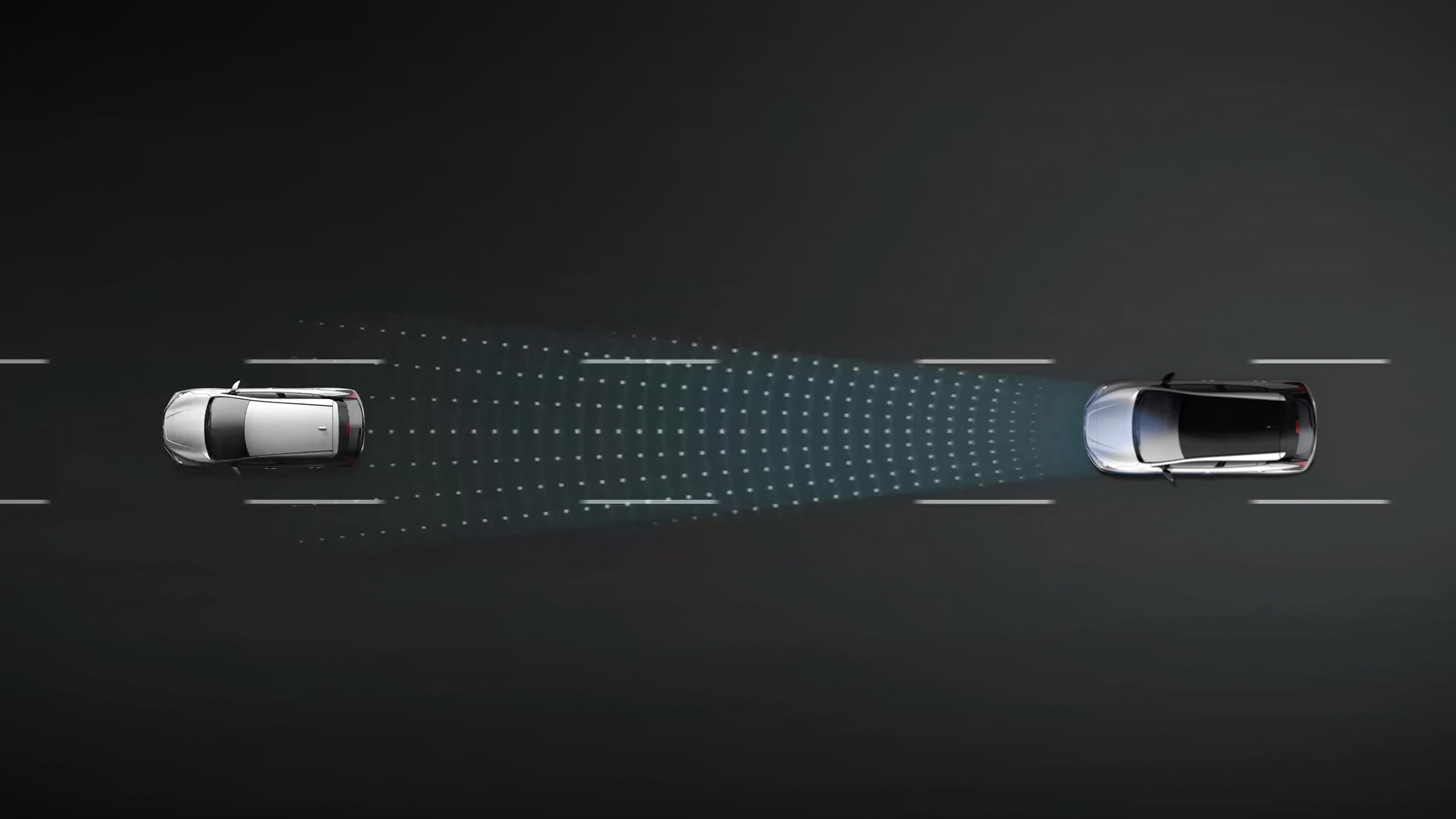 INTELLIGENT EMERGENCY BRAKING WITH PEDESTRIAN DETECTION illustration