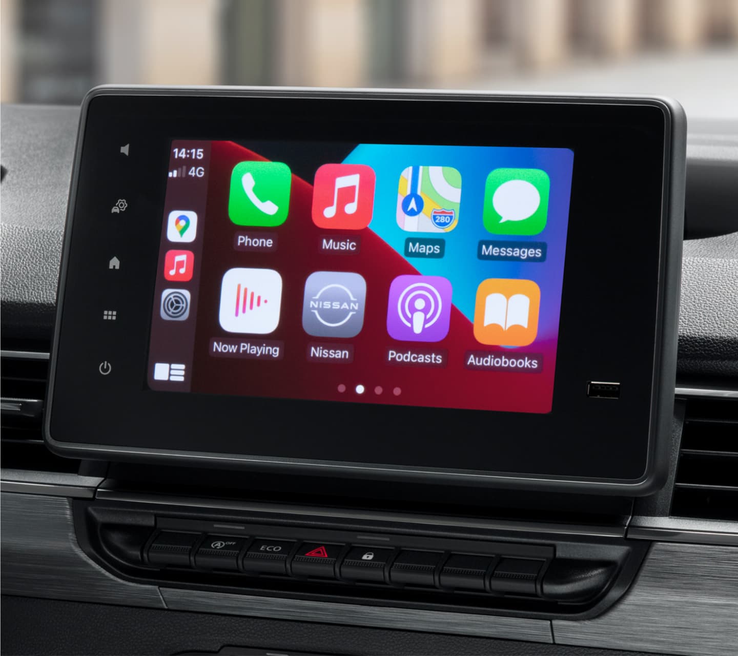 Nissan Townstar Van  : Close up visual of the NissanConnect Screen